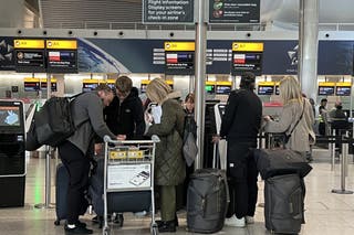 Heathrow said it has sent additional staff to check-in desks to minimise disruption